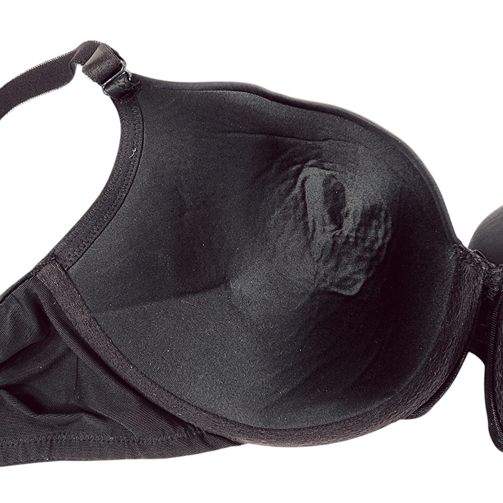 Torrid 38DD Perfect Tshirt Bra‎ Black Womens Back Hook Closure Underwire - Picture 9 of 11